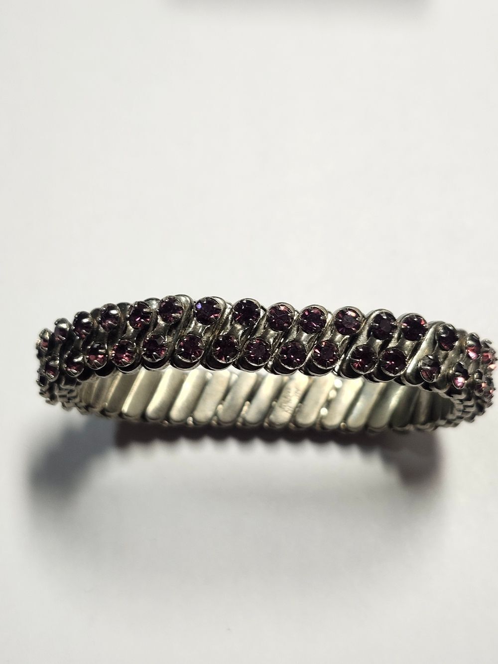 Vintage Expansion Bracelet Crystal Bracelet Made In Japan - Picture 2 of 5